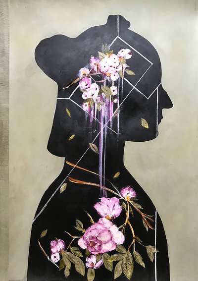 Blooming Inner Silhouette by Karenina Fabrizzi
