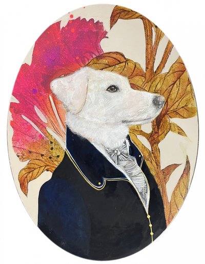 Regal Canine Portrait by Karenina Fabrizzi
