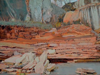 Layered River Rocks by Karin Bos