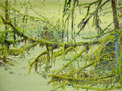 Misty Mossy Woods by Karin Bos
