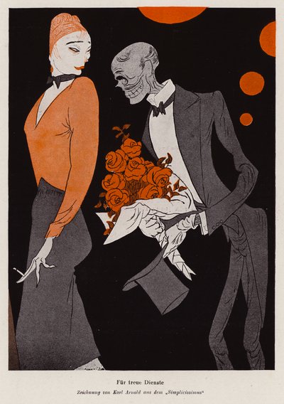 For Faithful Service - The Effects of Syphilis by Karl Arnold