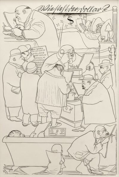 How is the Dollar Doing by Karl Arnold