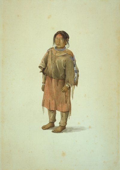 Blackfeet Girl by Karl Bodmer