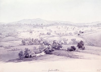 Gnadenhutten by Karl Bodmer