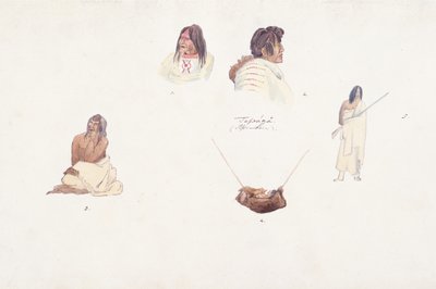 Unidentified Figures by Karl Bodmer