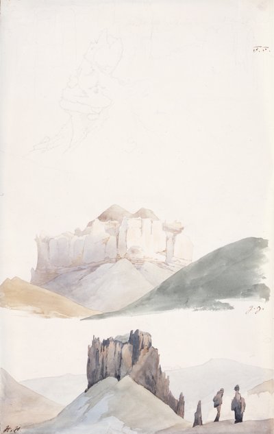 Upper Missouri by Karl Bodmer