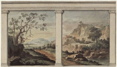 View into a Landscape by Karl Friedrich Schinkel