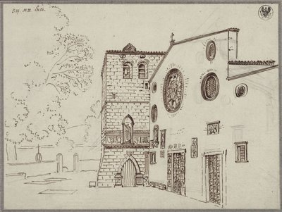 The Cathedral of San Giusto in Trieste by Karl Friedrich Schinkel
