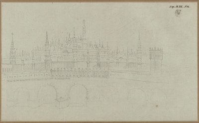 Moscow. View of the Kremlin by Karl Friedrich Schinkel