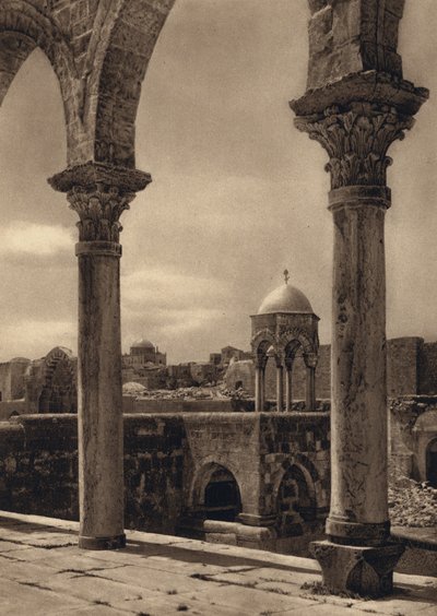 Jerusalem, Arcades in the Place of the Temple by Karl Grober