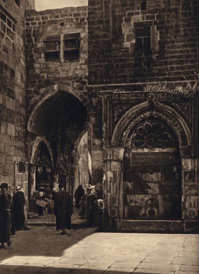 Jerusalem, Fountain by Karl Grober