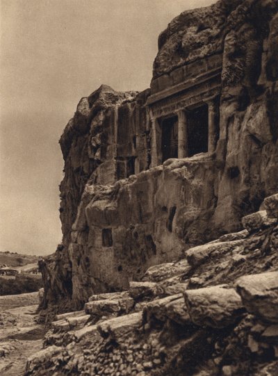 Jerusalem, Grotto of St James in the Valley of the Kidron by Karl Grober