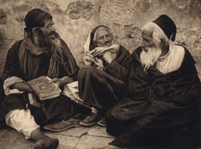 Jerusalem, Jews at the Wailing Place by Karl Grober