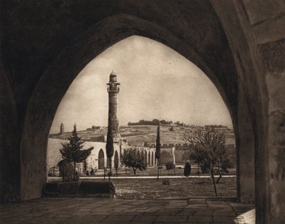 Jerusalem, View of the Mount of Olives from the Place of the Temple by Karl Grober