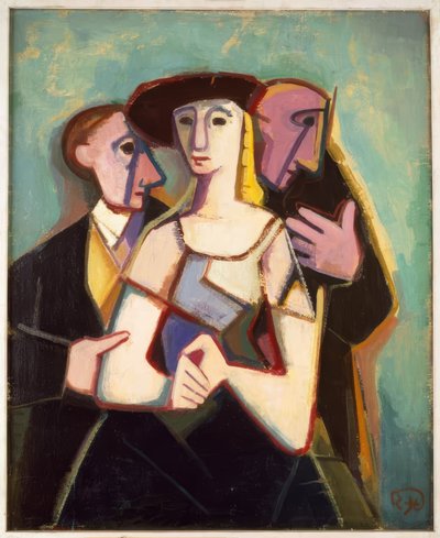 Dispute by Karl Hofer