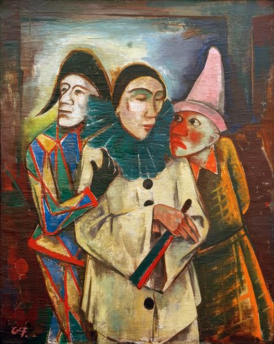 Masquerade by Karl Hofer