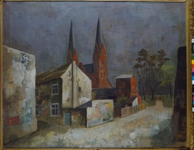 Red Churches by Karl Hofer