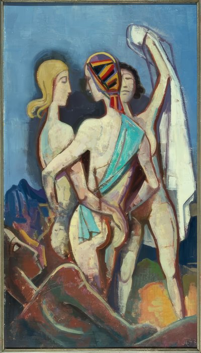 Judgment of Paris by Karl Hofer