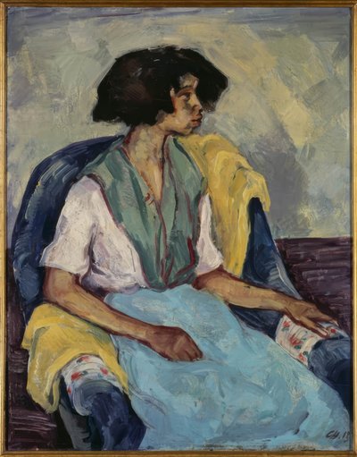 Gypsy Woman by Karl Hofer