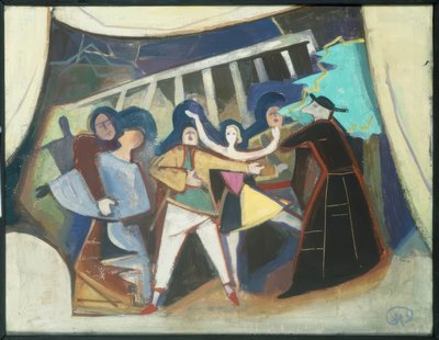 Spectators by Karl Hofer