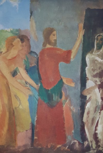 Jesus Raises Lazarus by Karl Isakson