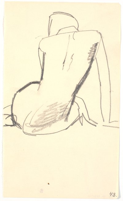 Seated model by Karl Isakson