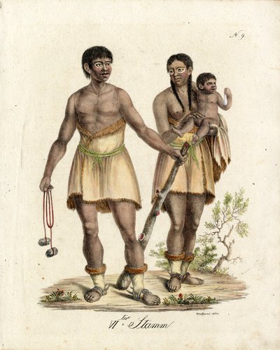 South American Indigenous People by Karl Joseph Brodtmann