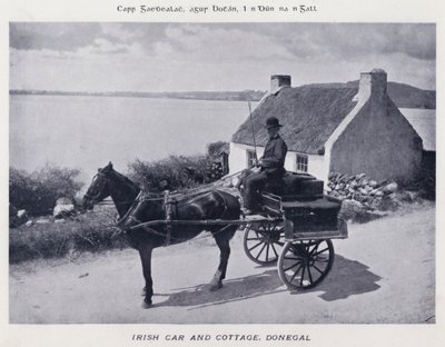 Irish Car and Cottage, Donegal by Karl Karlovich Piratsky