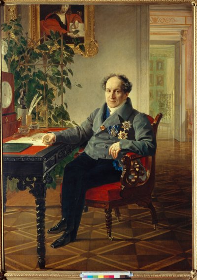 Portrait of Prince Alexander Nikolayevich Golitsyn (1773-1844) by Karl Pavlovich Bryullov