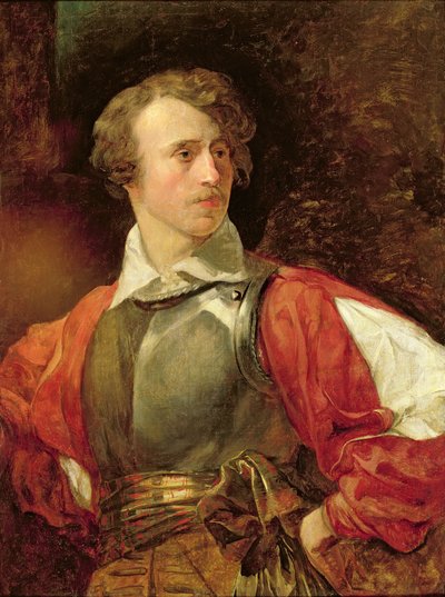 Portrait of Vladimir Samoylov as Hamlet by Karl Pavlovich Bryullov