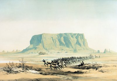 View of Mount Barkal by Karl Richard Lepsius