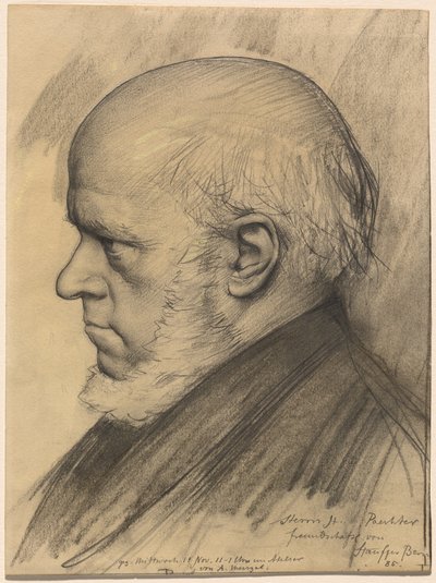 Adolph Menzel by Karl Stauffer-Bern