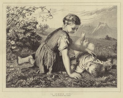 A Summer Idly by Karl Wilhelm Friedrich Bauerle