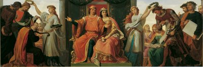 Leopold the Glorious as Patron of the Arts and Sciences by Karl von Blaas