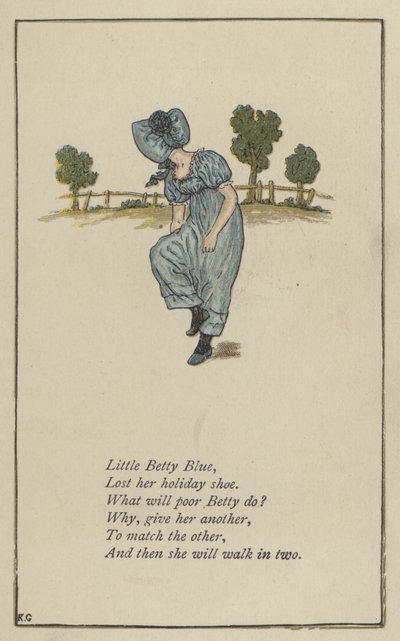 Little Betty Blue by Kate (after) Greenaway