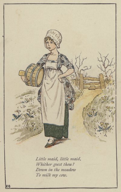 Little maid, little maid by Kate (after) Greenaway