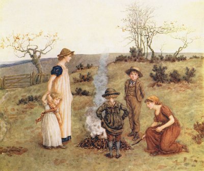 The Stick Fire by Kate (after) Greenaway