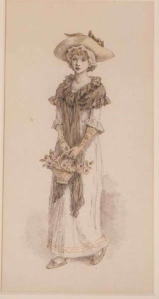 A Basket of Roses by Kate Greenaway