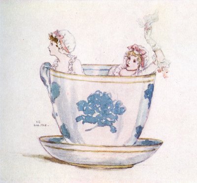 A calm in a tea-cup by Kate Greenaway