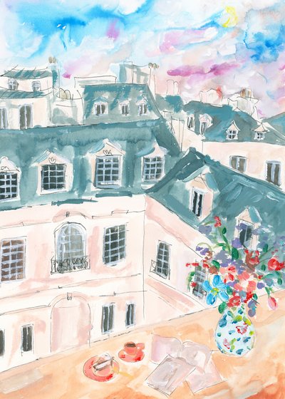 Parisian Rooftop by Katharina Puritscher
