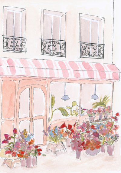 Pink Flower Shop by Katharina Puritscher