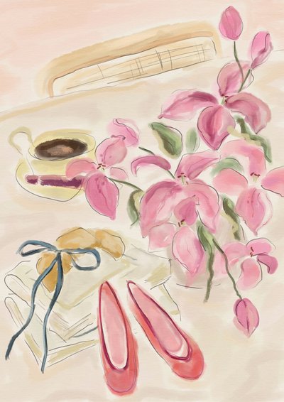 Still Life with Ballerinas by Katharina Puritscher