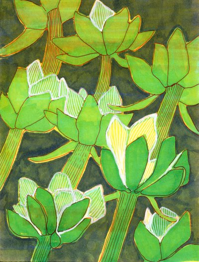 Lush Green Artichokes by Katie O'Shea