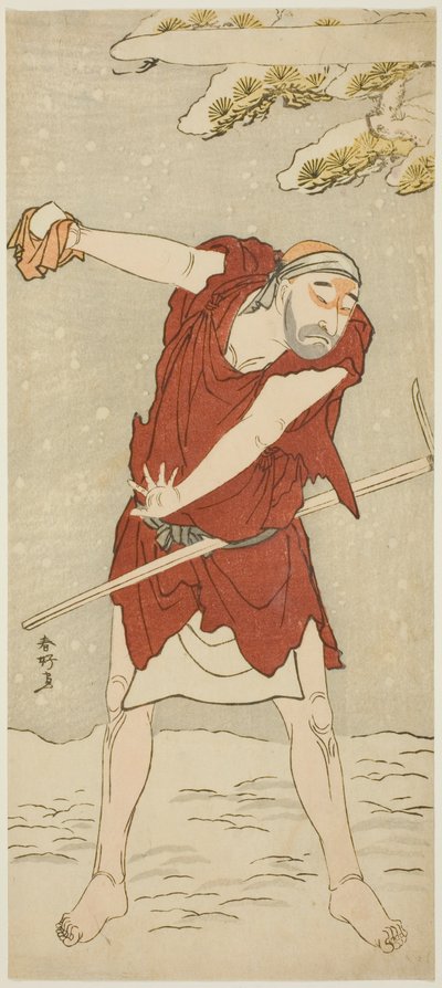 Actor Onoe Matsusuke I as a Mendicant Monk in 