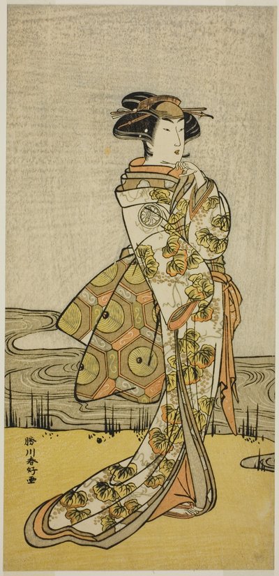 The Actor Segawa Kikunojo III in an Unidentified Role by Katsukawa Shunkо̄