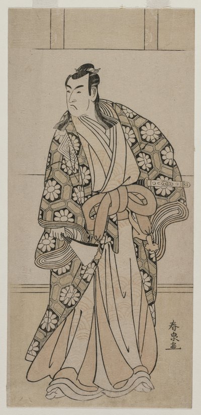 Ichikawa Monnosuke II as a Lord by Katsukawa Shunkō II