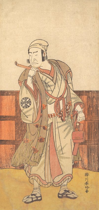 The First Nakamura Nakazo in the Role of Shimada no Hachizo by Katsukawa Shunko