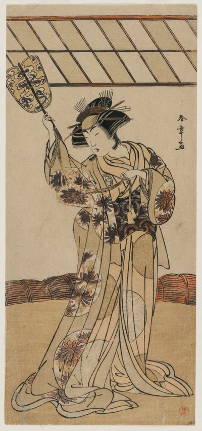Segawa Kikunojo II as the Referee of a Wrestling Match by Katsukawa Shunsho
