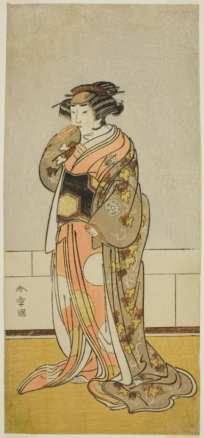 The Actor Yamashita Kinsaku II as Lady Kikusui in the Play Kaeribana Eiyu Taiheiki, Performed at the Nakamura Theater in the Eleventh Month, 1779 by Katsukawa Shunsho