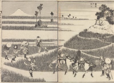 From "One Hundred Views of Mount Fuji" by Katsushika Hokusai